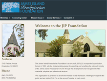 Tablet Screenshot of jamesislandpresbyterian.org